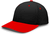 black / red