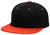 black / orange