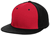 red panel / black