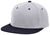 silver / navy