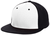 white panel / black