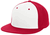 white panel / red