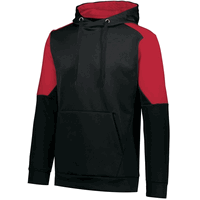 black / red