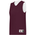 maroon / white