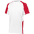 white / red