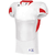 white / red