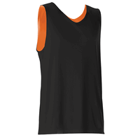 black / burnt orange