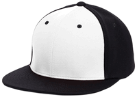 white panel / black