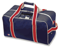 navy / red