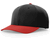 black / red