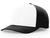 white panel / black