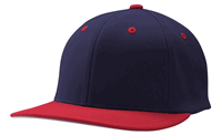 navy / scarlet