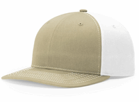 khaki / white