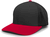 black / red