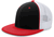 black / white / red