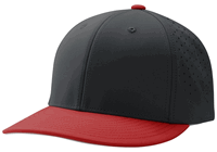 black / red