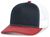 navy - white / red