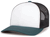 white panel - light charcoal / dark teal