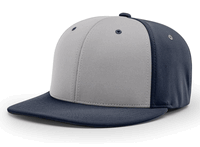 grey panel / navy
