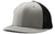 heather grey / black