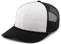 white panel / black