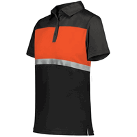 black / orange