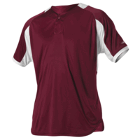 maroon / white