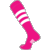 neon pink / white