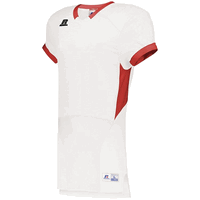 white / red