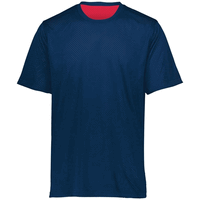 navy / red