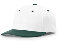 white / dark green