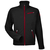 black / red