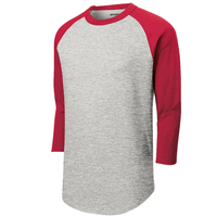 athletic grey / red
