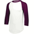 white / maroon