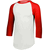 white / red