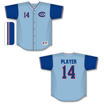 Cubs HG400-CHI Vintage Full Button Baseball Jerseys