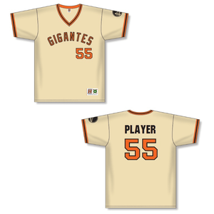 Giants HG200-SF Vintage V-Neck Baseball Jerseys