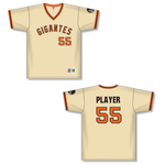 Giants HG200-SF Vintage V-Neck Baseball Jerseys