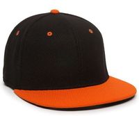 black / orange