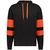 black / orange