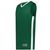 dark green / white