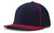 navy / scarlet