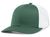 dark green / white