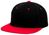 black / red