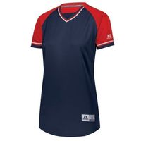 navy / red