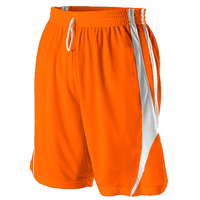 burnt orange / white