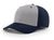 grey panel / navy