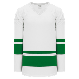 Athletic Knit H6400-211 House League Hockey Jersey - White / Kelly