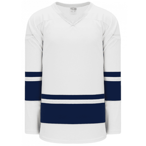 Athletic Knit H6400-217 House League Hockey Jersey - White / Navy