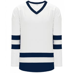 Athletic Knit H6500-217 House League Hockey Jersey - White / Navy